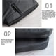 thumbnail image 3 of Riwesomey 1 par de guantes universales de cuero para patinete, impermeables, a prueba de viento, para invierno, para motocicleta, suministro de manoplas Accesorios para motos Negro Gran Abertura Riwesomey VI017785-01, 3 of 6