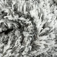 thumbnail image 3 of Well Woven Celeste Aviero Modern Shag Moroccan Grey Thick 5'3" x 7'3" Area Rug, 3 of 7