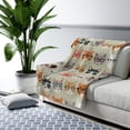 thumbnail image 1 of catBlanket - Cat print Blanket - Cat Throw blanket - Cat Mom Blanket - Cats, 1 of 5