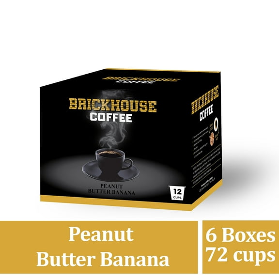 Brickhouse Single Serve Coffee, Peanut Butter Banana, 72 count