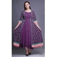thumbnail image 2 of Bimba Printed Women Anarkali Dresses Sleeveless Long Indian Kurtis Ethnic Kurta, 2 of 6