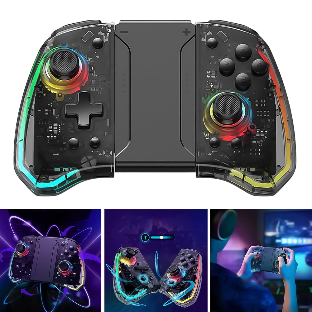 KS40-2 transparente] LinYuvo Switch Controlador juegos con luces
