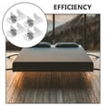 thumbnail image 3 of Shisuyan Bed Fittings Stainless Steel Silver 4Pcs 1.8X1.3X1.2In, 3 of 8