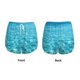 thumbnail image 3 of Balery Crystal Clear Ocean Waves Pantalones cortos deportivos para mujer con forro y dos bolsillos, elásticos, para entrenamiento, gimnasio, yoga-Small, 3 of 7