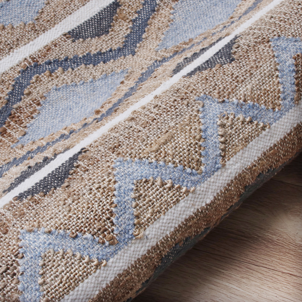 Ox Bay Finley Coastal, Modern, Bohemian Geometric Hand-Made Area Rug, 9' x 12'