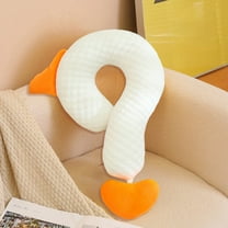 TOPRenddon Question Mark Pillow - Cooling Ice Silk Neck Support for Office Naps & Car Travel | Cute Anime-Inspired Decor | Gift for Students/Gamers