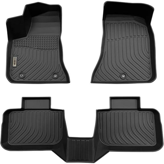 Black Floor Mats Liners Replacement for Dodge Charger RWD & Chrysler 300 RWD 2011-2023 All Weather Guard Front Rear Car Carpet Custom Fit Durable Odorless-NOT for AWD