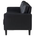 thumbnail image 5 of Ruth Upholstered Track Arm Sofa Black, 5 of 10