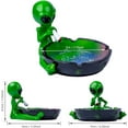 thumbnail image 3 of Outdoor Ash Tray, Cool Ashtrays for Cigarettes, Alien Fantasy Ashtray Decor for Home Office, Ornament Gift, 3 of 10