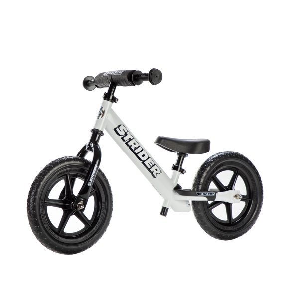 Strider 12 Sport Balance Bike, White
