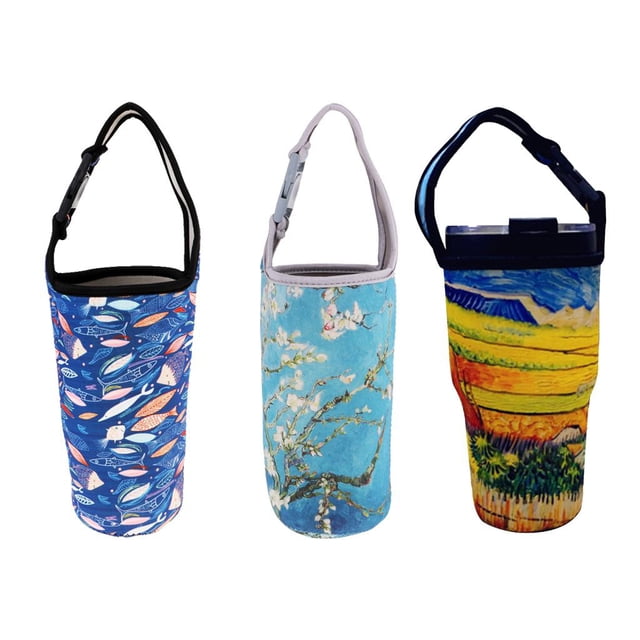 3 Bolsas De Transporte Ligeras Para Vasos, Bolsa De Campo, Peces Y Flores. Sunnimix Portavasos