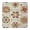 White-150, variant on Boho Tablecloth Square Artistic Home Accents, Waterproof Vinyl, Elastic Fitted, Backed for Dining Table, Patio, Camping