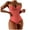 Orange, variant on Vedolay Swimsuit Women Womens Cutout Lace Up Backless High Cut One Piece Swimsuit,Orange M