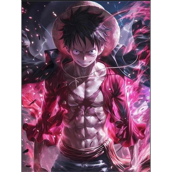 Japanese Anime Diamond Painting Set (for Adults) 5D DIY Anime Diamond Art Set (for Beginners) Round Full Diamond Diamond Painting Gem Art Crafts (Home Wall Decoration Gift)