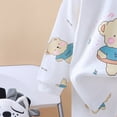 thumbnail image 5 of Gibobby Baby Boys Pajamas Boy Clothing Sets Cartoon Print Fall Winter Long Sleeve Top Pants Pajamas 2 Pc Loungewear For 12 Months 2t 3t 4t 5t Boy Pjs Set Kid Sleepwear,White,Size 6-12 Months, 5 of 7