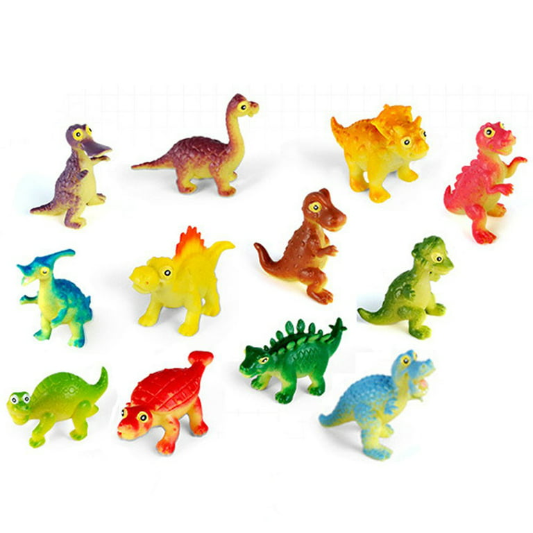 iyeam baby bath toys for toddlers 1-3, 6pcs dinosaur bath toys no