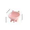 thumbnail image 2 of sweethay Alimentador de mascotas, tazón de comida a la moda, protección para el cuello, aumento de agua potable, contenedor de alimentación, cuencos Suministros para gatos Verde claro sweethay PT004543-02, 2 of 6