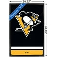 thumbnail image 3 of NHL Pittsburgh Penguins - Logo 21 Wall Poster, 22.375" x 34", Framed, 3 of 3