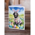 thumbnail image 2 of Curly-Coated Retriever Easter Egg Hunt Greeting Cards Pack of 8 7 in x 5 in, 2 of 3