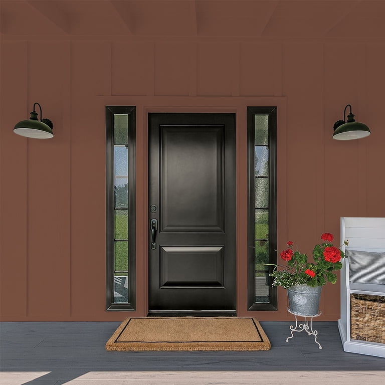 Glidden Fundamentals Bird House Brown Flat Exterior Paint & Primer photo 3
