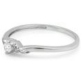 thumbnail image 2 of 0.18 Carat (ctw) 14k Gold Round Diamond Ladies Bridal Promise Engagement Ring (Size 5), 2 of 4