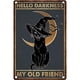thumbnail image 1 of Póster Gato Oscuro Vintage Placa Metal Placa Letrero Pintura Hierro para Halloween, 1 of 10