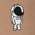thumbnail image 2 of Dalix Astronaut Heavyweight Pigment Dye Tee Short Sleeve Cotton Shirt Mens in Camel 3XL XXX-Large, 2 of 5