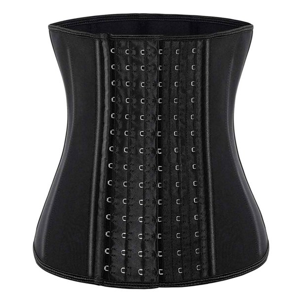 Cintura Para Mujer Cinchers Front Hebilla Six Breasted Corset Shaper Band (M Negro) Tmvgtek Mujer