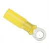 Ancor 312399 Yellow #10 Fastener 12-10 Wire Range Heat Shrink Ring Terminals - 100 Pack
