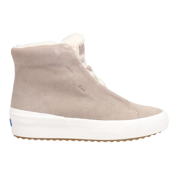 Keds Womens Remi Mid Suede Faux Fur Round Toe Zippered Ankle Boots
