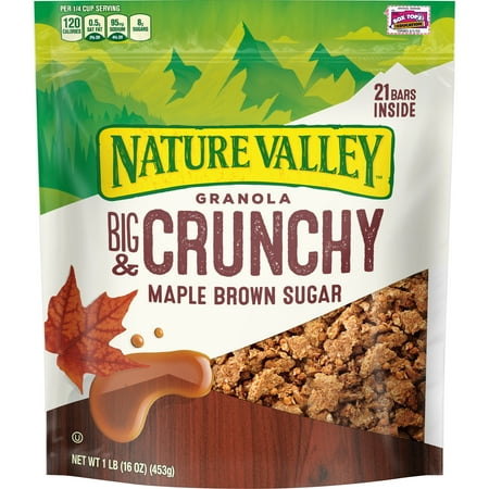 Nature Valley Maple Brown Sugar Granola Crunch, 16 oz - Walmart.com