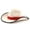 Beige, variant on TIANZEN Classic Red Ribbon Western Cowboy Hat Jazz Fedora Unisex Ethnic Style Wide Brim Headwear Hats for Men