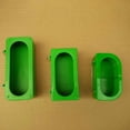 thumbnail image 3 of Methold Plástico verde comida agua tazón tazas loro pájaro palomas jaula taza alimentador alimentación Suministros de alimentación y agua para mascotas Verde S, 3 of 6