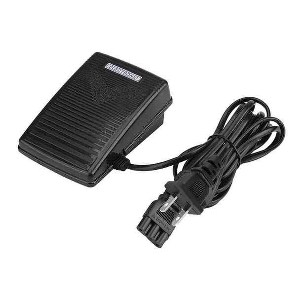 Pedal de máquina de coser, interruptor de pie, piezas de máquina de coser doméstica de 110 V con cable de alimentación Pedal de control accionado por