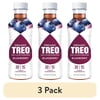 (3 pack) Treo Blueberry Flavored-Infused Bottled Birch Water, 16 oz