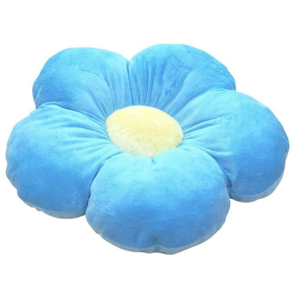 Una cosa Cojín de peluche con forma de flor para niños, grueso y suave, para el suelo, para silla, sofá, habitación de niñas, guardería, juguete para el hogar y el dormitorio. Regalos vacaciones
