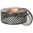 thumbnail image 3 of SAFAVIEH Outdoor Collection Jamaica Fire Pit Copper/Black, 3 of 3