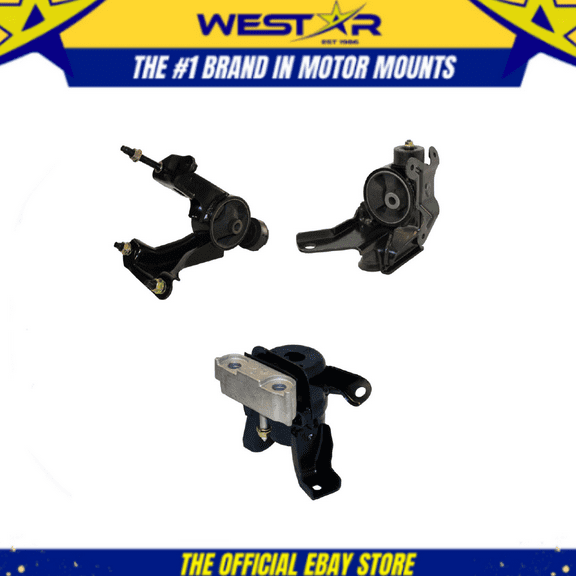 Motor & Trans Mount 3PCS Set for 09-12 Toyota Corolla 2.4L/09-13 Matrix 2.4L FWD