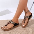 thumbnail image 1 of WILLBEST Chaussons Cochon pour Femmes Style Bohème Chaussures d'Été Mode Plage Sandales Plates Rétro à Clipser, 1 of 8