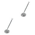 thumbnail image 3 of ZLight Ballpoint Pens Metal Wedding Ball Pen Guest Smooth Writing Tool Bank Counter Business Office Accessory Big Jewel/Silver 2Set, 3 of 6