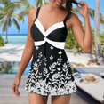 thumbnail image 2 of MKLEKYY Trajes De Baño Mujer 2 Piezas Women Two-Piece Swimsuit Bathing Suit Swimwear High Waist Monokini Tankini, 2 of 2