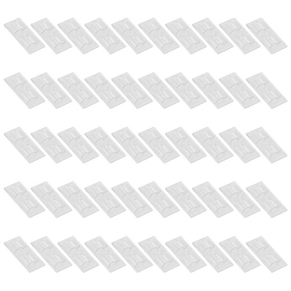Uxcell 75 Pcs Outdoor LED Light Hooks Waterproof Decor Light Hanging Clip, Transparent