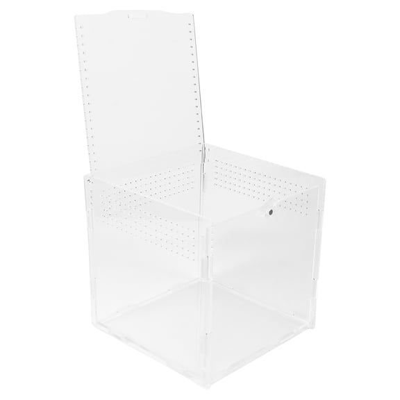 GOOHOCHY Reptile Terrarium Habitat Transparent Acrylic Breeding Box for Spiders