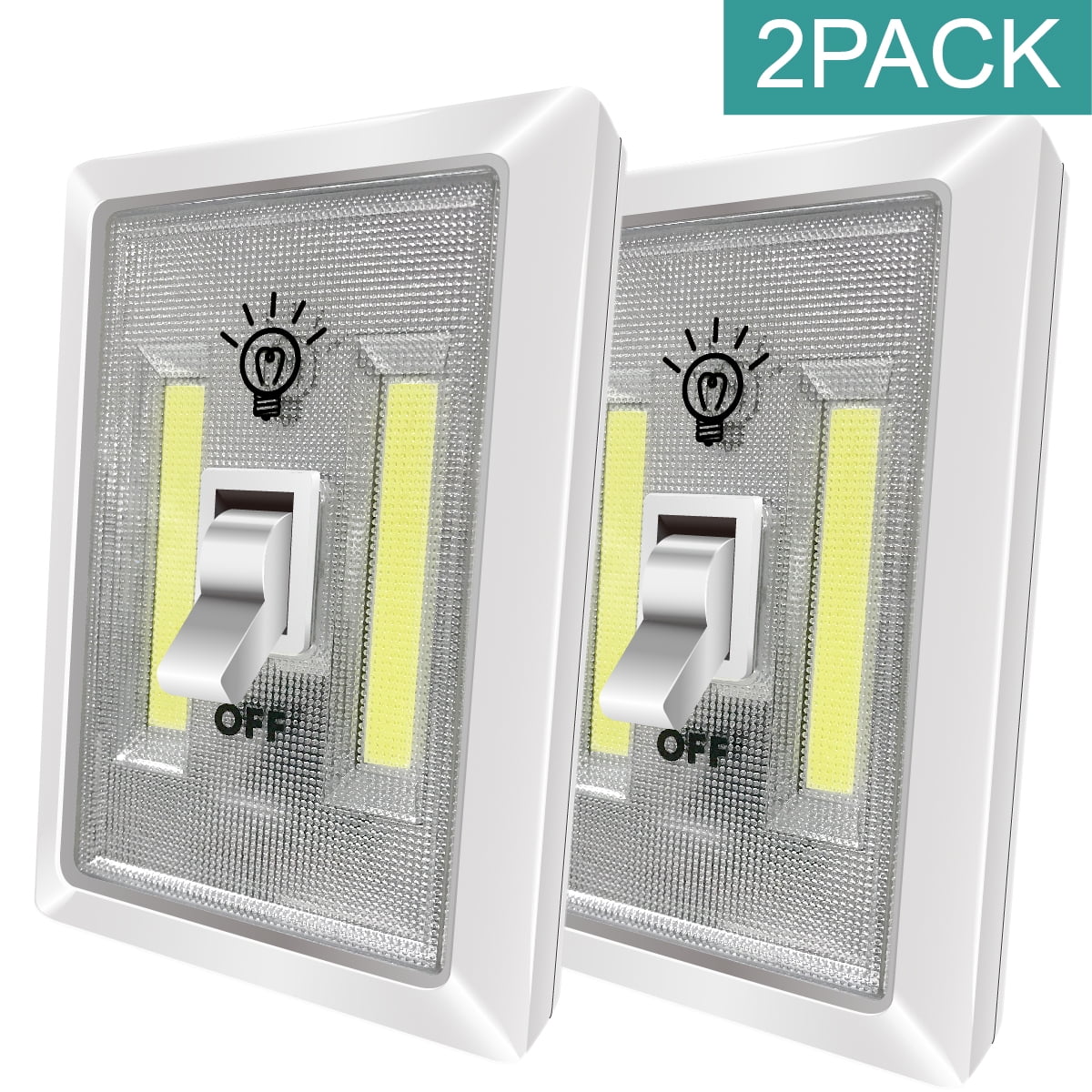 LED Night Light, ANKO 200 Lumen COB Emergency lights Switch Cordless