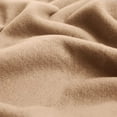 thumbnail image 3 of Dreamscene Large Warm Polar Fleece Throw Over Soft Blanket Luxury Plain Sofa Bed, Natural Tan 50" x 60", 3 of 5