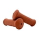thumbnail image 1 of Paquete de 2 puños suaves y antideslizantes para manillar de bicicleta infantil y de equilibrio. Marrón, 1 of 9
