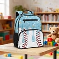 thumbnail image 2 of Jeiento Ice-Cream Preschool Backpack for Toddler, Light Blue 13.5 Inch Kids School Backpack for Boys & Girls 2-5, Lightweight Bookbag with 2 Front Pockets, 2 of 7