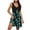 Multicolor-J, variant on Summer Plus Size Dresses for Womens 2025 Fashion Sexy Fragmented Flower Tie Waist Wrapped Short Sleeved V-neck Dress