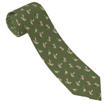Ties for Men Birds Wild Ducks Classic Formal Men's Neckties, Soft Comfy Necktie for Business, Wedding, Party, Birthday Gifts