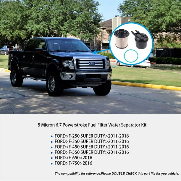 Filtro De Combustible Filtro Separador De Agua Y Combustible Compatible Con Ford F-250 F-350,Fd4615 Guardurnaity VI011470-00
